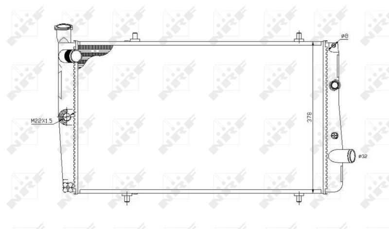 Radiator racire motor