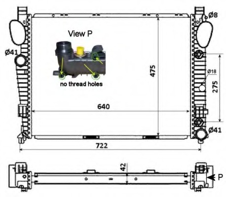 Radiator racire motor