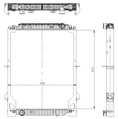 Radiator racire motor