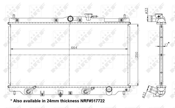 Radiator racire motor