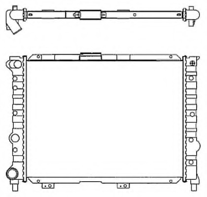 Radiator racire motor