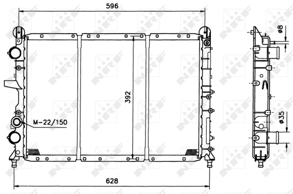 Radiator racire motor