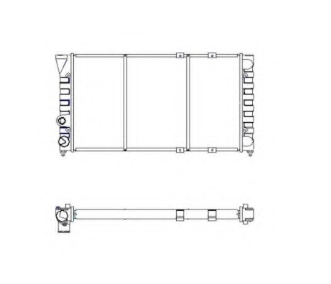 Radiator racire motor