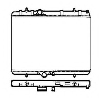 Radiator racire motor