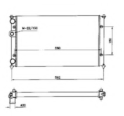 Radiator racire motor