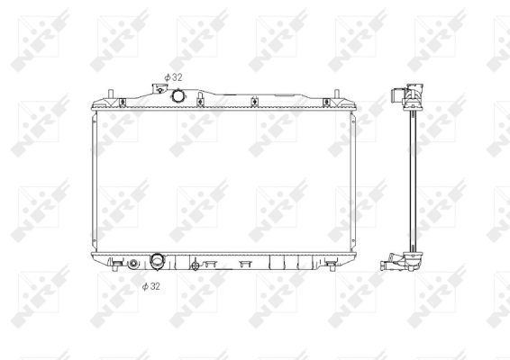 Radiator racire motor