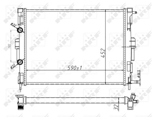 Radiator racire motor