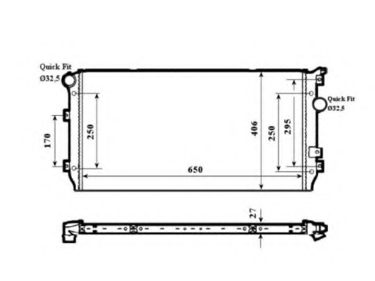 Radiator racire motor