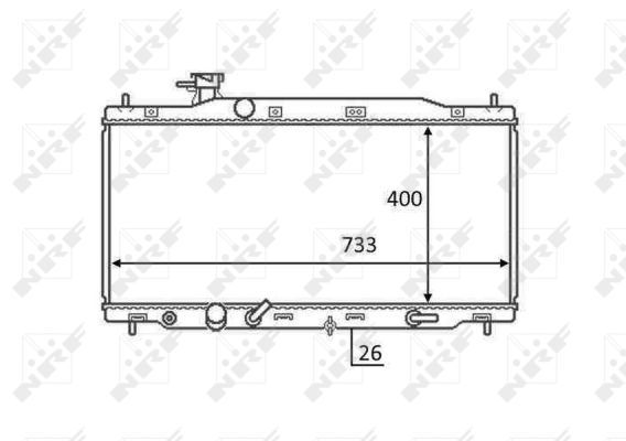 Radiator racire motor