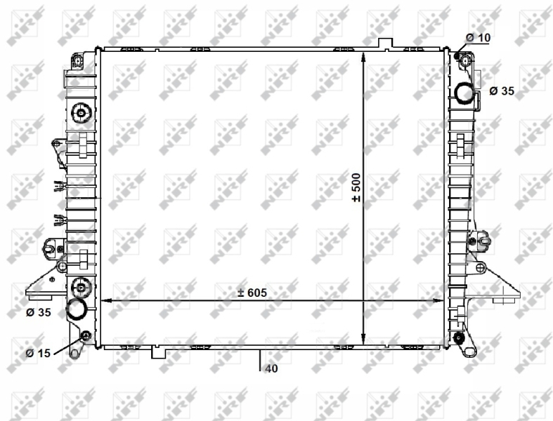 Radiator racire motor