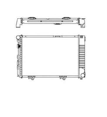 Radiator racire motor