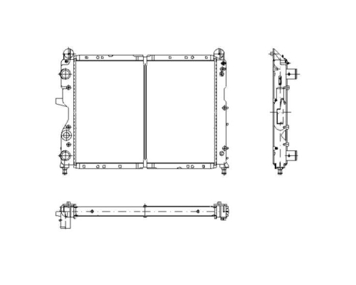 Radiator racire motor