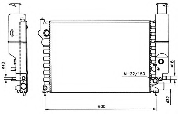 Radiator racire motor