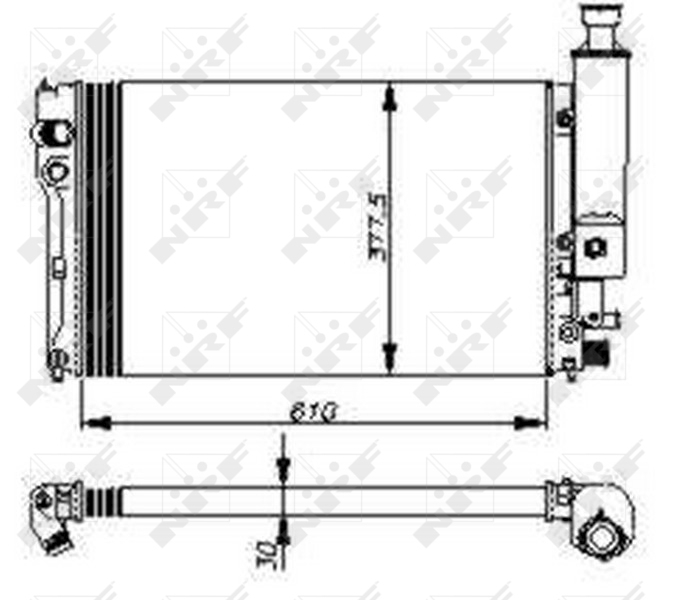 Radiator racire motor