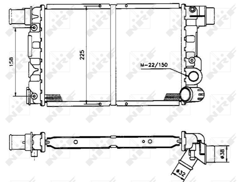 Radiator racire motor