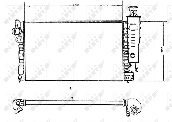 Radiator racire motor