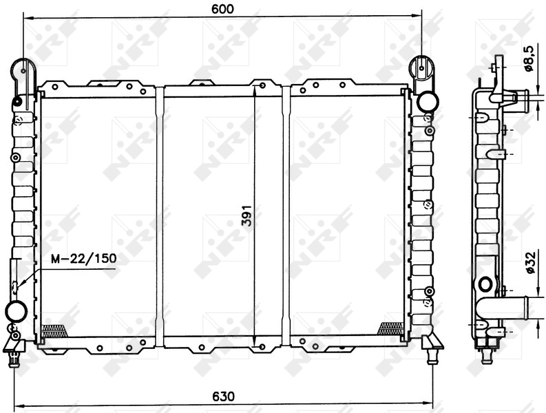 Radiator racire motor