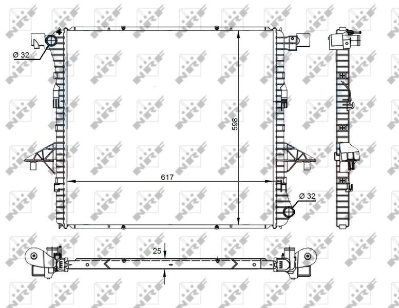 Radiator racire motor