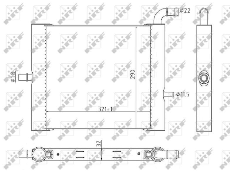 Radiator racire motor