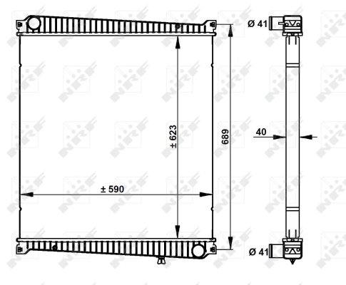 Radiator racire motor