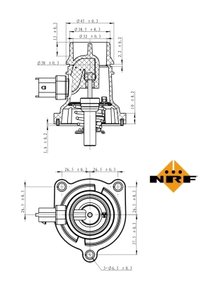 Termostat lichid racire