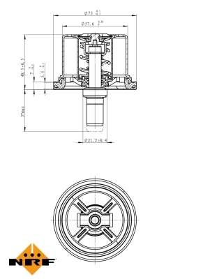 Termostat lichid racire