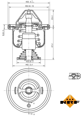 Termostat lichid racire