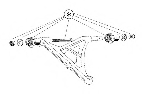 Set suspensie roata