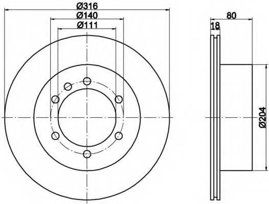 Disc frana