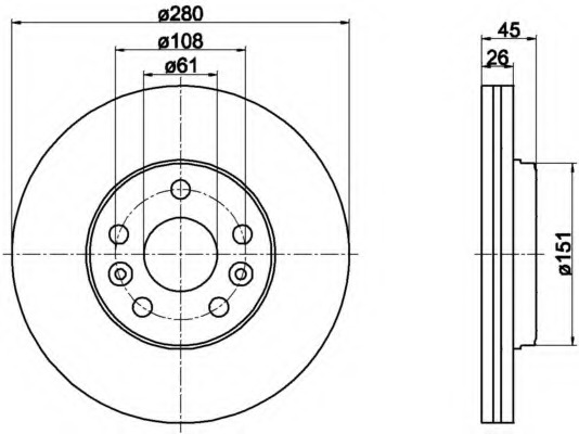 Disc frana