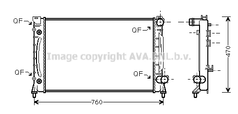 Radiator racire motor