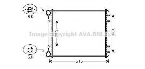 Radiator racire motor