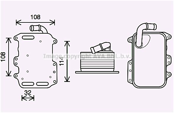 Radiator ulei