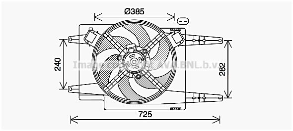 Ventilator, radiator