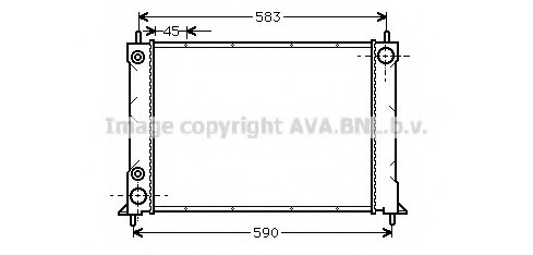 Radiator racire motor