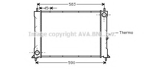 Radiator racire motor