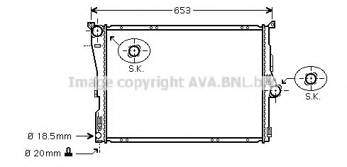 Radiator racire motor