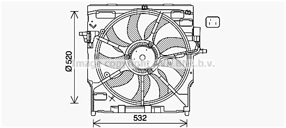 Ventilator radiator