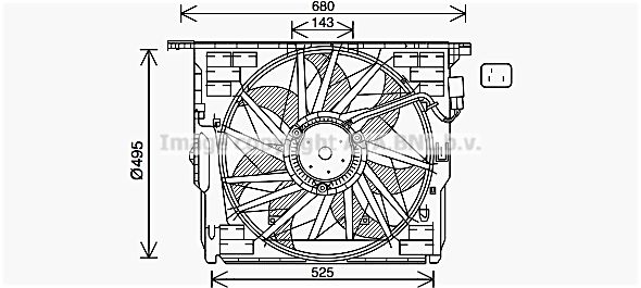 Ventilator radiator