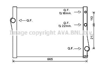 Radiator racire motor