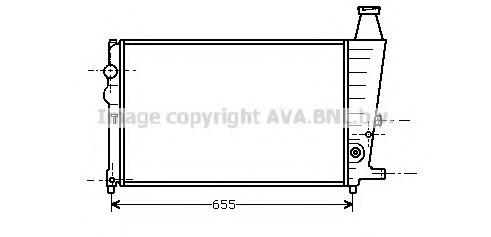 Radiator racire motor