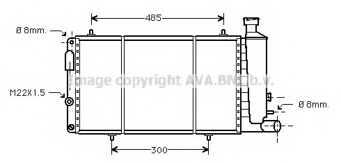 Radiator racire motor