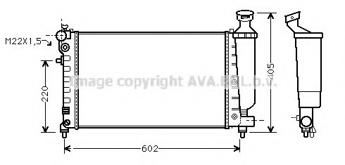 Radiator racire motor