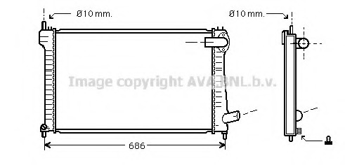 Radiator racire motor