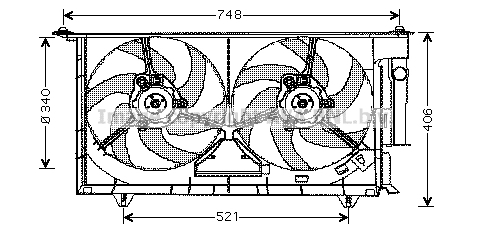 Ventilator radiator