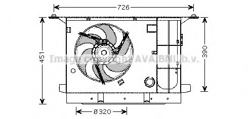 Ventilator radiator