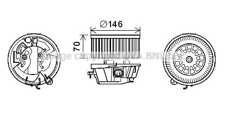 Ventilator habitaclu