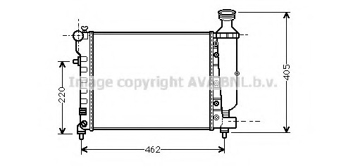 Radiator racire motor