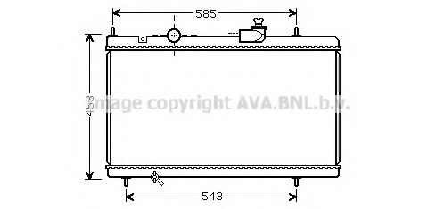 Radiator racire motor