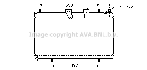 Radiator racire motor